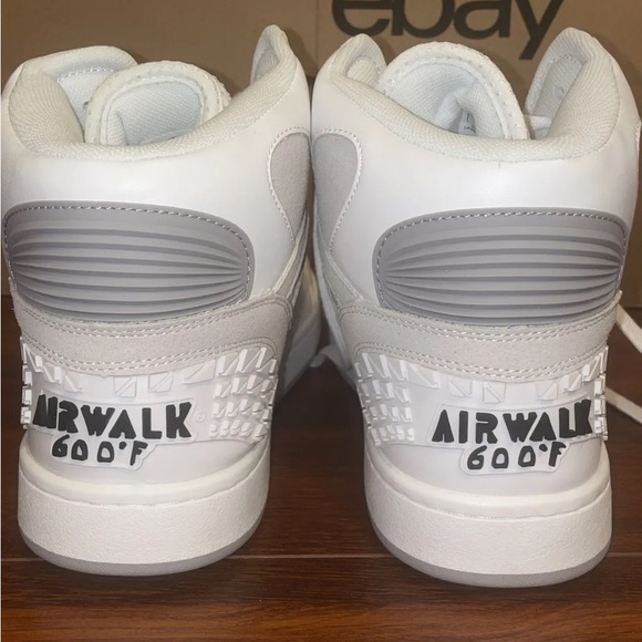 AIRWALK PROTOTYPE 600 SKATEBOARD SHOES TONY HAWK RETRO CLASSIC white - Picture 5 of 7